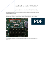Cómo Conectar Los Cables de Los Puertos USB Frontales