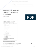 Marketing de Servicios - Qué Es y Por Qué Es Importante - Blog de Marketing