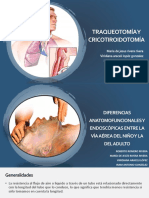 Traqueotomía y Cricotiroidotomía