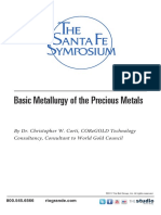 Santa Fe Symposium: Basic Metallurgy of Precious Metals