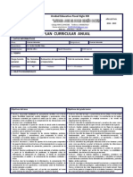 Planificación Curricular Anual - Décimo Año A