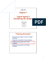 Logical Agents I: Introducing The Wumpus