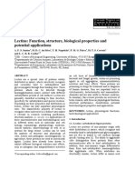 Lectins - Function Structure Biological Properties and