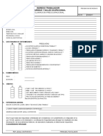 Preocupacional y Test Alcohol y Drogas