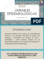 Variables Epidemiologicas