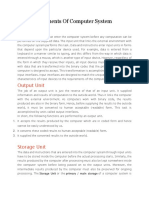 Basic Components of Computer System