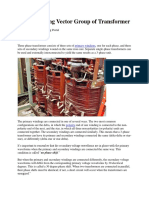 Understanding Vector Group of Transformer: Primary Windings