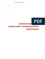 Lectura 3 - Orientaciones para La Formulación y Desagregación de Competencias PARTE 1