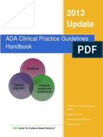 ADA Clinical Practice Guidelines Handbook-2013