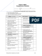 Training Evaluation