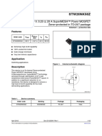 Stw20Nk50Z: N-Channel 500 V, 0.23 Ω, 20 A Supermesh™ Power Mosfet Zener-Protected In To-247 Package