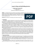 Stability Enhancement of Slope With Self Drilling Anchors: Pratibha Singh, Satyendra Mittal