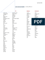 English British and American Differences PDF