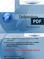 Epidemiología. Presentación