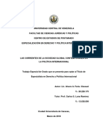 Tesis - Las Corrientes de La Sociedad Global Contemporánea en La Política Internacional