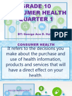 Consumer Health 10