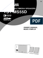 YST-MS55D: Powered Multimedia Speakers