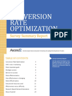 Conversion Rate Optimization Survey Summary Report 160510