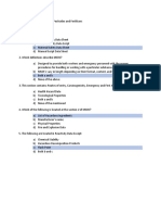 MCQ For Msds