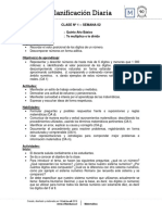 Planificacion Diaria Matematica 5b Semana 02