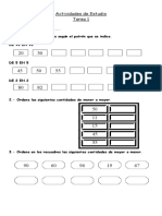 Ejercicios de Estudio para Prueba