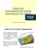 Perfiles Topograficos Zonas Naturales de Chile