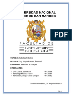 Estadística Industrial - Informe 3 - Leon - Manchego - Montalban