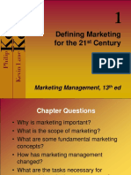 01 Defining Marketing For The 21st Century