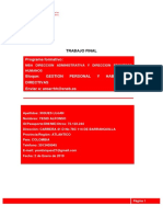 Trabajo Final de Gestión de Personal - YESID XIQUES