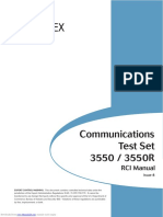 Communications Test Set 3550 / 3550R: RCI Manual