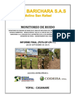 Informe Monitoreo de Ruido