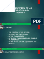 Introduction To Ac Apparatus and Devices