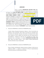 Carta Poder Refrigeración Nacional Perú