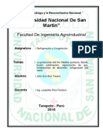 La Producción Del Frío Medios Químicos, Físicos, Fusión Sublimación, Vaporización de Gas, Instalaciones de Absorción, Refrigeración Por Vació.