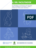 Guias Alimentarias Basadas en Alimentos para Mujeres Gestantes, Madres en Periodo de Lactancia, Niños y Niñas Menores de 2 Años para Colombia