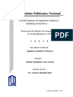 Disociación de Hidratos de Metano en TBPB