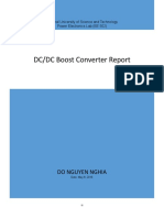 DC/DC Boost Converter Report: Do Nguyen Nghia