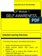 SDP Self-Awareness