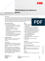 CHP597 - FOX615 Multiservice Platform Advanced Features