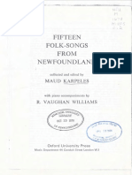 Fifteen Folk-Songs From Newfoundland: Maud Karpeles