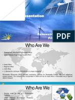 Company Presentation: Renewable Resources Private Limited