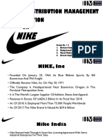 Nike India Marketing & Distribution