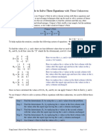 Cramers Rule 3 by 3 Notes PDF