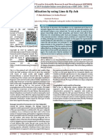 Soil Stabilization by Using Lime and Fly Ash