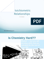 7 Stoichiometric Relationships