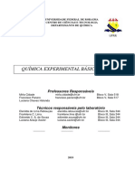 Caderno de Aulas Práticas de Química Experimental Básica - 2019.2