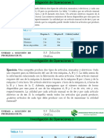 Unidad 3 Formulación de Problemas de Programación Lineal - 1