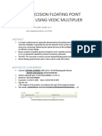 Double Precision Floating Point Multiplier