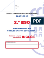 Inglés: Prueba de Evaluación de Diagnóstico