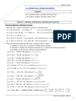 Lista 1 - Exercícios - Teoria de Grupos